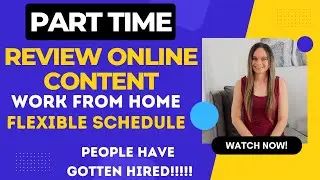 Part-Time FLEXIBLE SCHEDULE Work From Home Reviewing Online Content For Safety Concerns | US Only