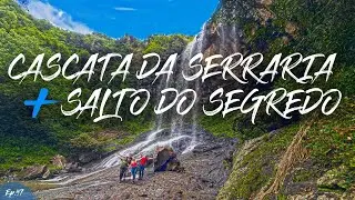 CASCATA DA SERRARIA + CASCATA SALTO DO SEGREDO EM S&Atilde;O PEDRO DA SERRA\RS