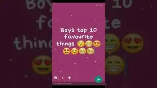 Boys Top 10 favourite things 😍 | Boys ki top 10 favourite cheeze | Boys top 10 secrets 😎
