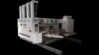 Mini Carton box Making Machine 2 Color Printer Die Cutter