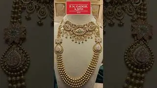 Antique long necklace & Chokar  design png jeweller#gold #goldjewellery