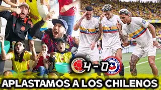 APLASTAMOS A CHILE REACCIÓN COLOMBIA VS CHILE (4-0) Eliminatorias Sudamericanas