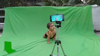 Green screen 8x12 ft unboxing and testing Malayalam |Tech Drops Malayalam|Green Screen Video Editing