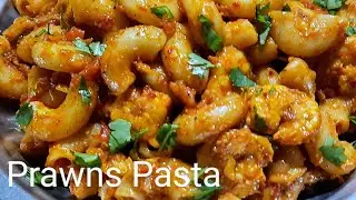 Spicy Prawns Masala Pasta | Prawns Pasta | Vani Cooks