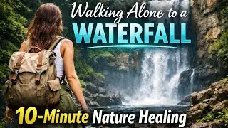 &ldquo;A Solo Woman&rsquo;s Journey to a Waterfall | 10 Minutes of Relaxation&rdquo;