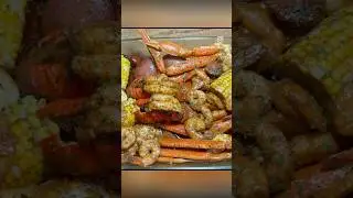 Seafood Boil 🦐#shrimp#seafoodlover#seafood#egg#seafoodboil#sea#fish#lobster#foodathome#dinner#viral