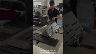 Clothes Folding Machine in Action! #Tech #Innovation #Shorts