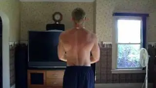 Teen Bodybuilder Flexing