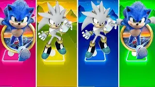 Sonic The Hedgehog 🔴 Knuckles 🔴 Shadow 🔴 Amy Rose || Tiles Hop EDM Rush! | Coffin Dance | Hopverse