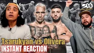 NEXT FOR TITLE SHOT?! Arman Tsarukyan vs Charles Olivera UFC 300 Reaction!