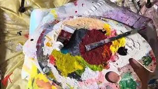 Painting as a metaphor about Love and Timing: 4 minute art film