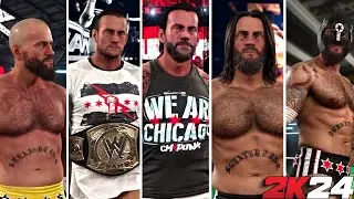 CM PUNK ENTRANCE EVOLUTION - WWE 2K24