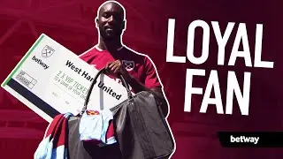 Carlton Cole surprises West Ham fans with a special delivery!