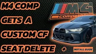 BMW G82 M4 Competition Rear Seat Delete and install (800+ hp Build)