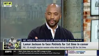 ESPN GET UP | Louis Riddick react to Lamar Jackson to face Patriots for 1st time in career