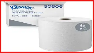 Kleenex Hard Roll Paper Towels (50606) with Premium Absorbency Pockets, 1.75