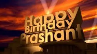 Happy Birthday Prashant
