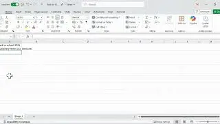 &ldquo;Microsoft Excel for Beginners (E1) | Creating & Summing a Simple Stationery List&rdquo;