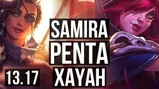 SAMIRA & Nautilus vs XAYAH & Rakan (ADC) | Penta, 18/2/6, Legendary, 400+ games | NA Master | 13.17