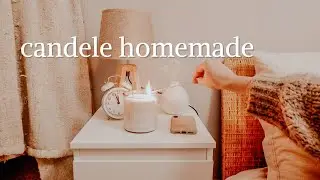 candele fatte in casa | diy