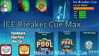 ICE Breaker Cue Max . Flashback Pool Pass Big 🐅Max. RDS 8 Ball Pool YT