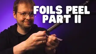 ASMR Peeling Foils Part 2 (No Talking but peeling)