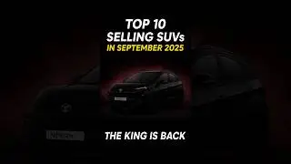 India's Top 10 selling SUVs - September 2025 Sales Leaders #bestsellingcar #car #suv #tatamotors