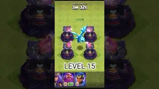 max electro dragon vs all level wizard towers #shorts #clashofclans #explore