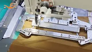 #sewing Auto Pocket Welting Machine  Width:8-40mm, Length:30-350mm   zipper/double/single-lip Pocket