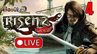 🔴LIVE Risen 2 Dark Waters, Part 4 / Let's Get Us A Shiny New Ship! (Full Game Blind)