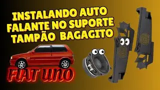 Auto Falante para Suporte Tamp&atilde;o Bagagito do FIAT UNO