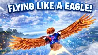 Today we are flying like an eagle on Roblox🦅🪽🤗