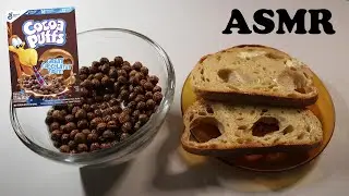 COCOA PUFFS & BUTTERED TOAST ASMR MUKBANG