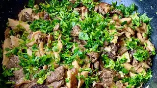 Quick Shiitake Beef Stir-Fry 💪🍄 &mdash; Super Tasty & Packed with Immune Power!