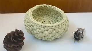 DIY-Projet rapide: vide poche au crochet en 1 heure