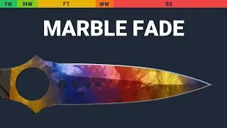 Skeleton Knife Marble Fade - Skin Float And Wear Preview