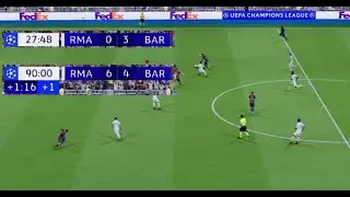 What a Comeback | From 0 - 3 down to 6 - 4 Win | Real Madrid vs Barcelona | FC25 PS4