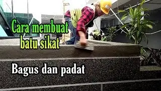 Tukang bangunan: Membuat batu sikat