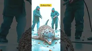 Dolphins in Pain: Barnacles Sticking to Their Bodies! 🐬💔 #ManAndNature #animalrescue #dolphinsafe