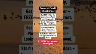 Build business credit fast.   #BusinessCredit #BuildCredit #SmallBusinessTips #businessfundingtips