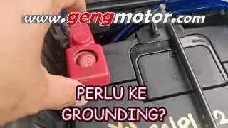 JGN BUAT KERJA GILA Grounding cable KERETA. RUJUK POMEN. BUAT JIKA PERLU SAHAJA. JGN SAMPAI JAHANAM