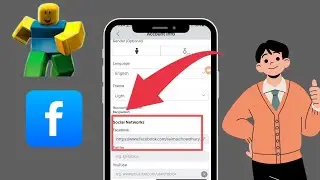 How To Add Facebook Link To Roblox |how to add social links on roblox 2025