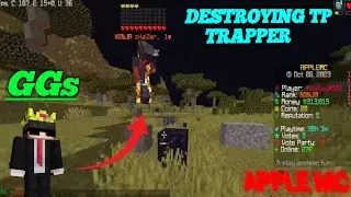 DESTROYING TP TRAPPERS IN BANANA REALM 🍌 | APPLE MC 🍎 | BANANA REALM | CPVP KING | #applemc #banana