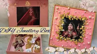DIY Jewellery Box with Invitation Box/ Cardboard Box| Personalized Jewelry Box #diy #trashtotreasure