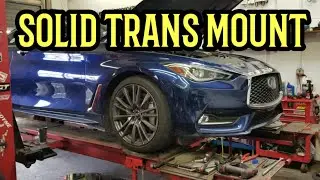 Q60 solid trans mount install/ first impressions