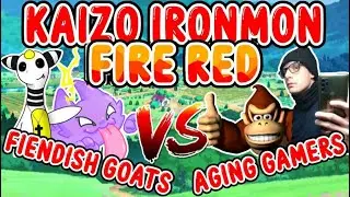 2v2 Kaizo Ironmon TEAM RACE W/ @mazyyKaizo VS @RoryTheFiend  & @goatmin #ironmon #kaizo #firered