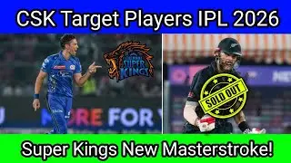 CSK Target players IPL 2026|IPL Target players in auction|MINI AUCTION