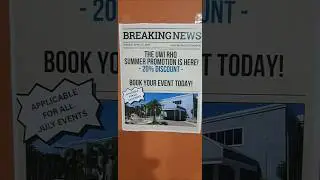 Not just breaking news, but GOOD news! 📰 #affordablevenue #partyhost #venuespace
