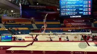 PYON Rye Yong (PRK) - 2018 Artistic Worlds, Doha (QAT) - Qualifications Balance Beam