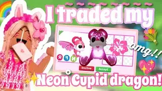SEEING OFFERS for my neon cupid dragon! *Successful*💖🌈✨